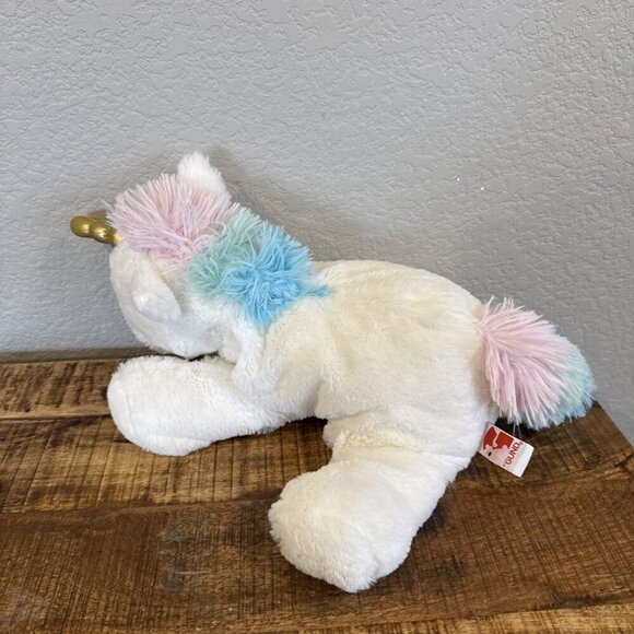Gund White Unicorn Plush Rainbow Stuffed Animal Toy Floppy 20120393 - Picture 6 of 11